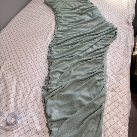 Forever 21 Mint One-Shoulder Dress - Picture 6 of 9